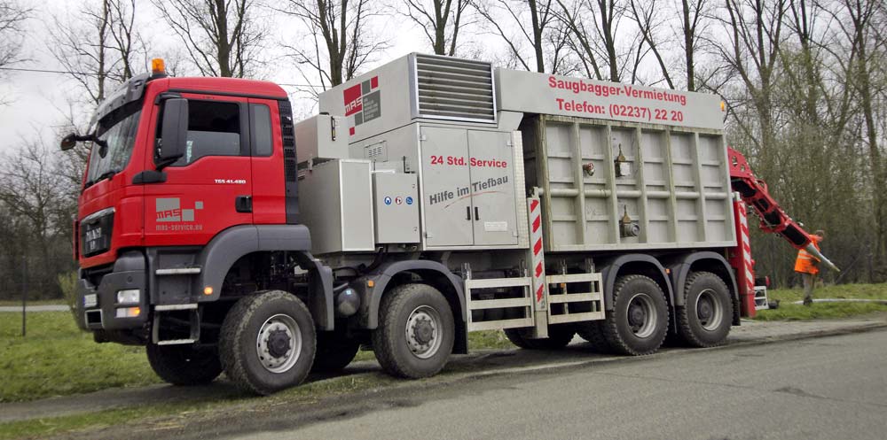 Saugbagger Vermietung